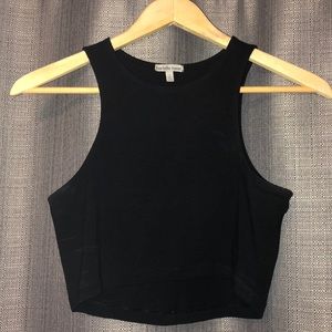 Black crop top